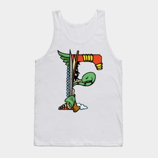 Crazy Monogram F Tank Top